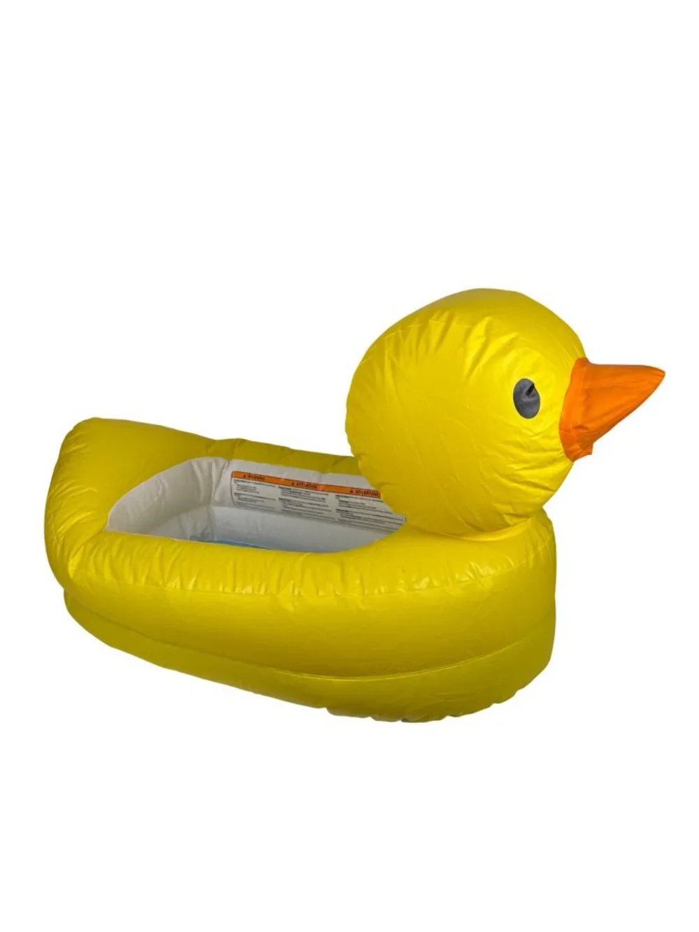 Munchkin Yellow Duck Inflatable Bathtub for Babies Ages 6-24 Months Model MK0070